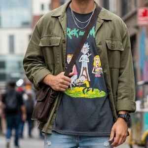 Rick and Morty Men's Graphic T-Shirt SZ XL